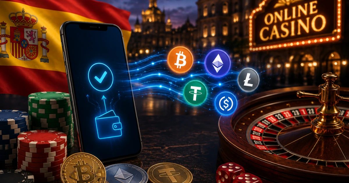 How Crypto Payment Rails Are Reshaping Real-Money Casinos, and Where Spain Draws the Line