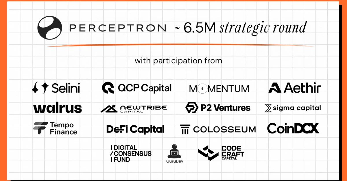 Perceptron Secures $6.5M to Speed Up Decentralized AI Data Infrastructure